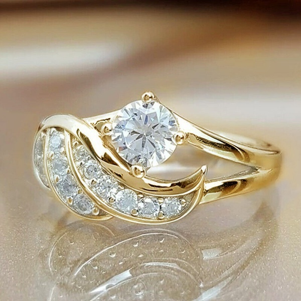 Anillo Para Dama en Oro, 18k