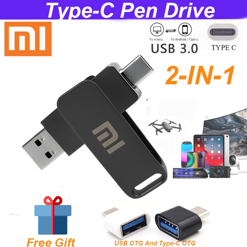 Memoria USB Tipo C 2 en 1 Dual de alta velocidad 128GB