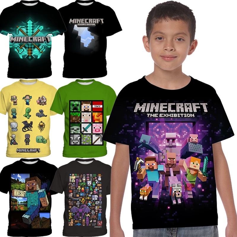 Camisas de online minecraft