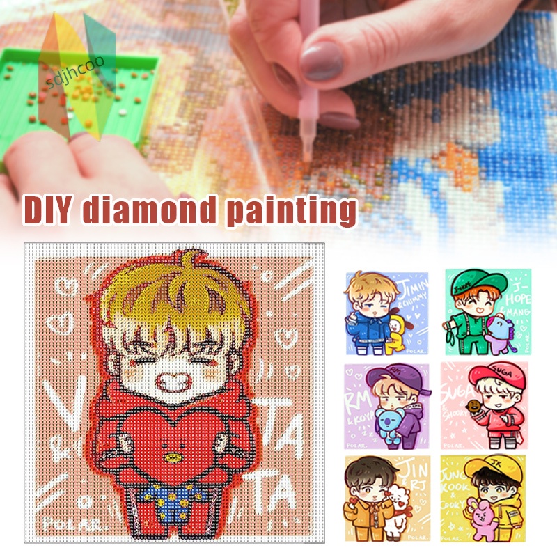 Jimin from BTS Diamond Painting Kit