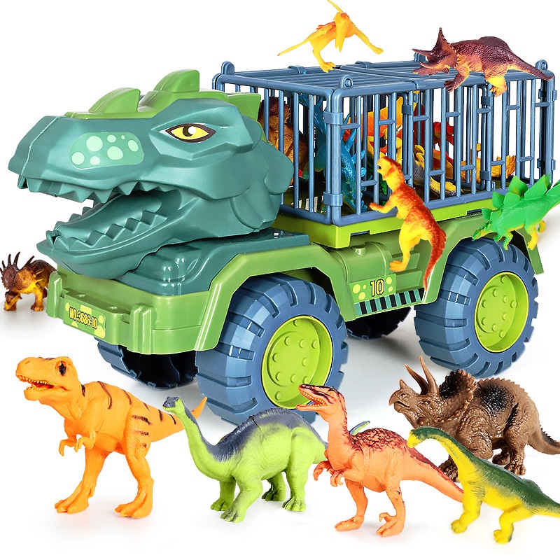 Camiones De Ingeniería De Dinosaurios Grandes Juguetes Para Niños  Excavadoras Niño Coche De Juguete Mainan Budak