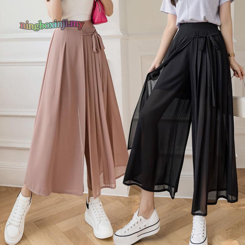 Pantalones De Mujer Para Casuales Múltiples Bolsillos Hippie Cargo