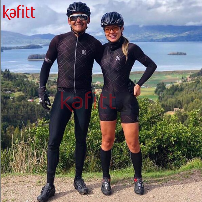 Kafitt Maillot Ciclismo Mujer Mono Manga Larga Protección Uv