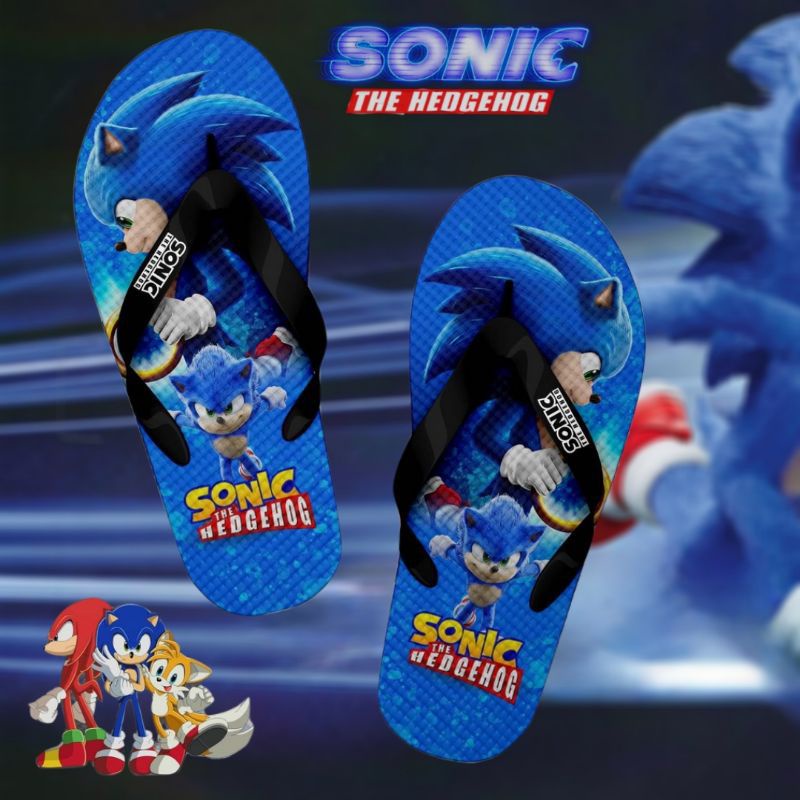 Chanclas infantiles Sonic The Hedgehog sandalias Super Hero Boys