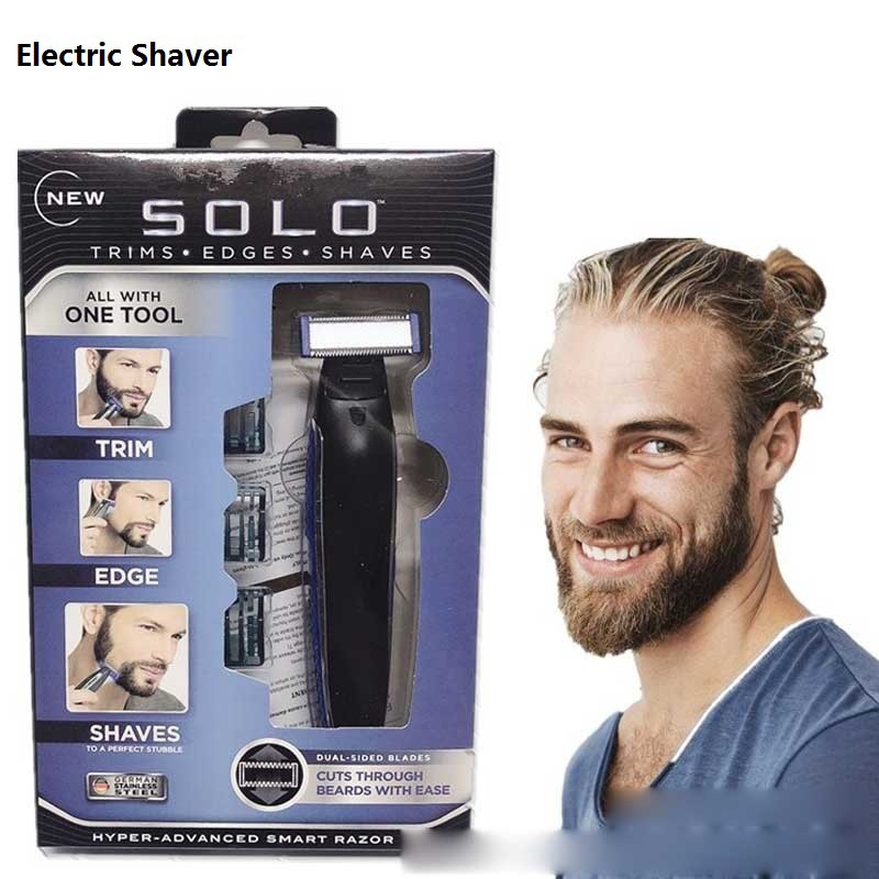  Maquinilla de afeitar eléctrica para hombres, afeitadora  eléctrica recíproca, sistema de afeitado de 3 cuchillas, máquina de afeitar  recargable por USB para hombres, afeitadora de afeitar y peluquería :  Belleza y