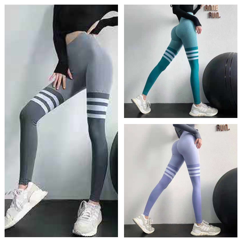  Leggings de cintura alta sin costuras Push Up Leggins Sport  Mujer Fitness Running Yoga Pantalones Energía Elásticos Pantalones Gimnasio  Niña Medias, Azul-cielo : Ropa, Zapatos y Joyería