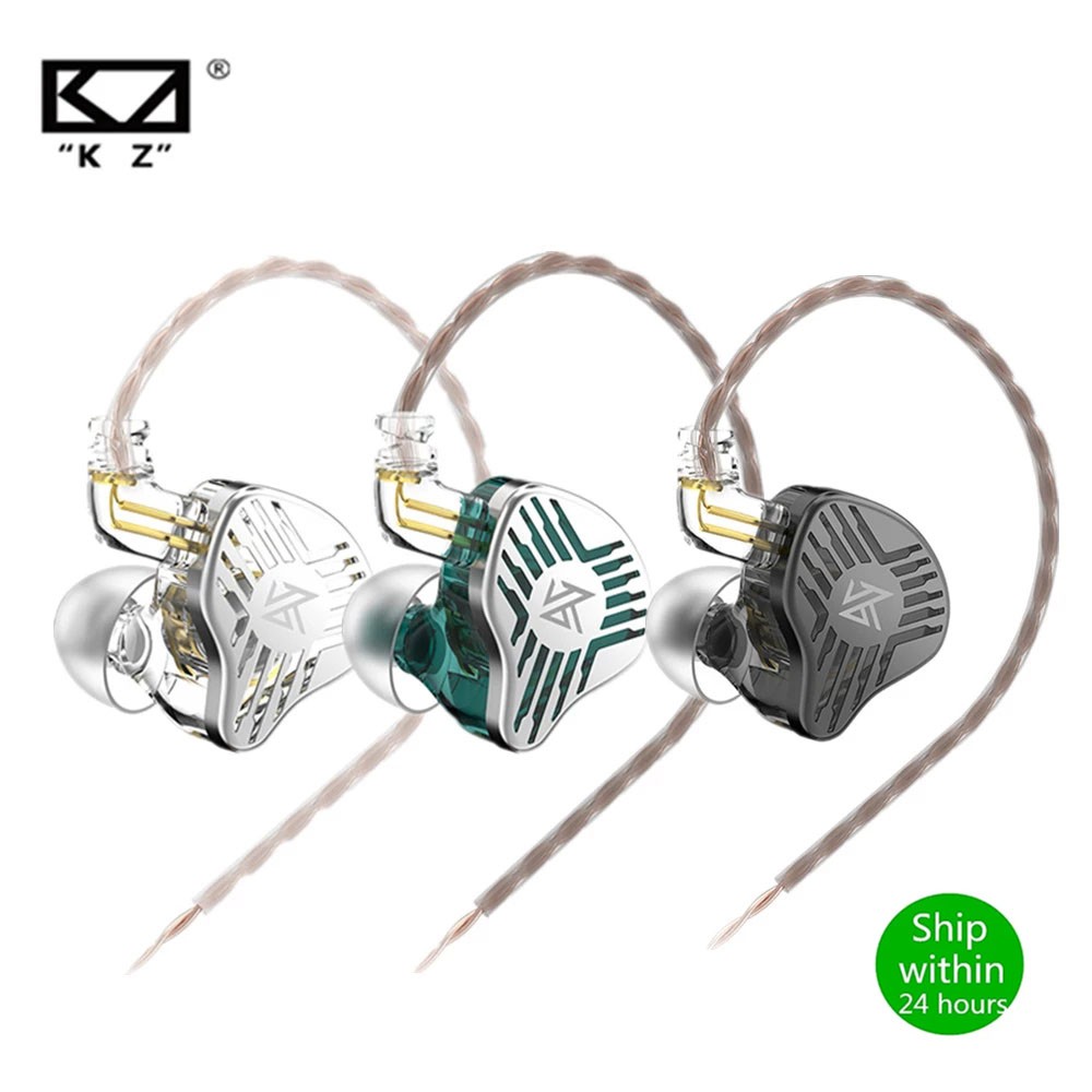KZ EDX pro auriculares de graves para Monitor de oído, auriculares  deportivos con cancelación de ruido