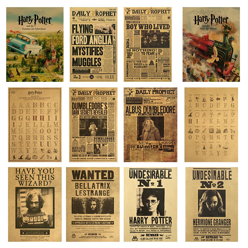 Cuadro Harry Potter Diario - Undesirable N° 1