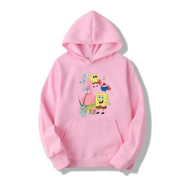 Sudadera Con Capucha Con Estampado De Bob Esponja 2022 Para