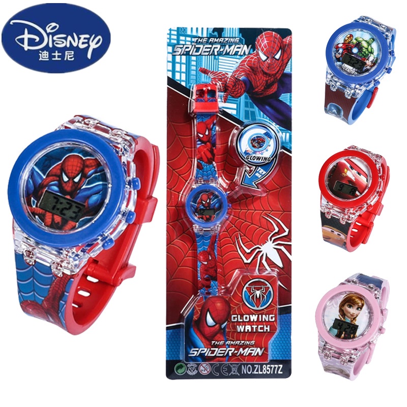 Reloj Electr nico Infantil Con Dise o Spider Man Para Ni os Y