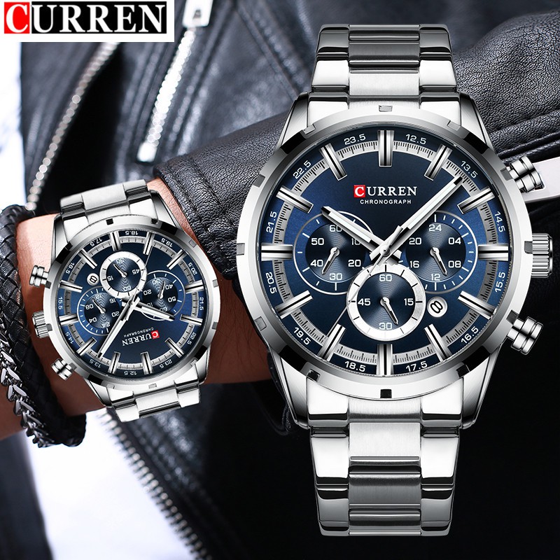 Relojes de hombre Certina Reloj de lujo impermeable ultra fecha Reloj de  acero masculino Reloj de pulsera de cuarzo casual Reloj deportivo para  hombres