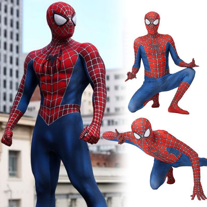 Disfraz de superhéroe de Marvel para niños, máscara 3D de Spiderman,  guantes de lanzamiento, accesorios de Halloween - AliExpress