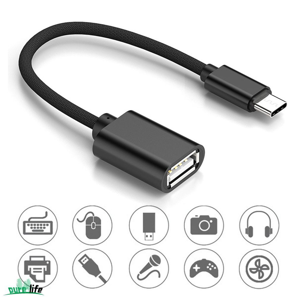Adaptador Micro USB OTG a USB 2.0; SD/lector de tarjeta micro SD con  conector USB macho & Micro USB macho estándar para Smartphones/Tablets con