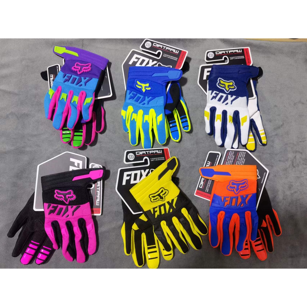 Guantes Fox Racing Guantes de dedo completo para motocicleta