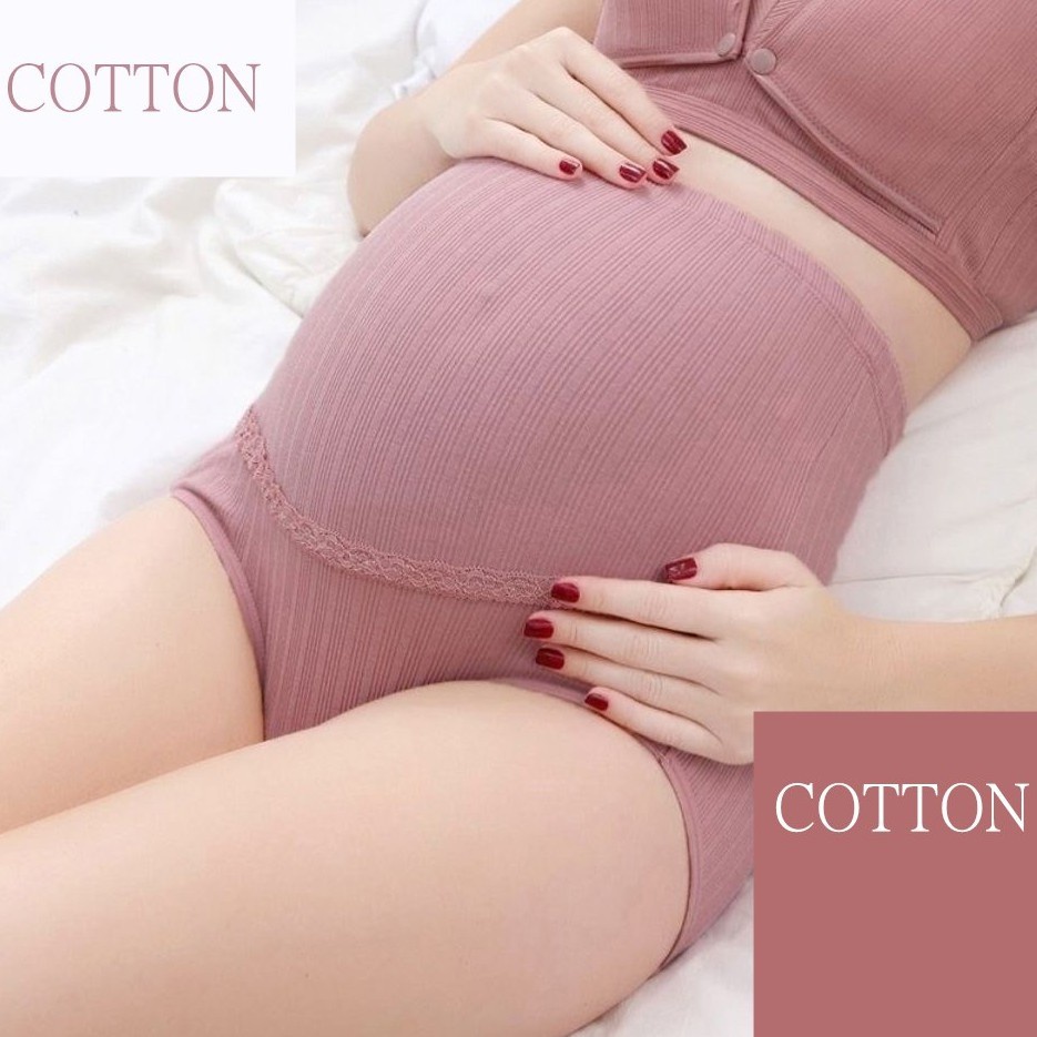 Bragas de algodón para mujer suave confort mediados cintura