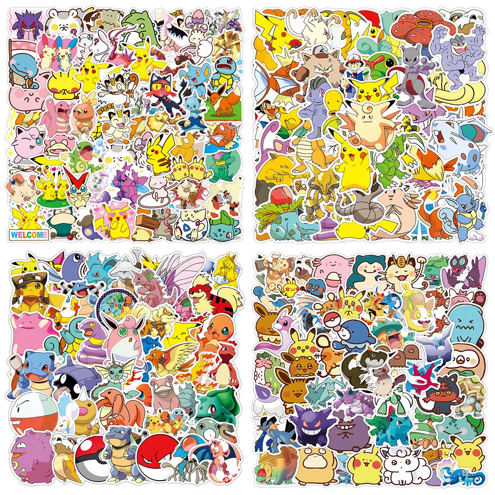 50/kit anime stickers Pegatinas De Anime Nrauto Demon Slayer Genshin One  Piece Dragon Ball Todas Las Ocasiones 4-8cm