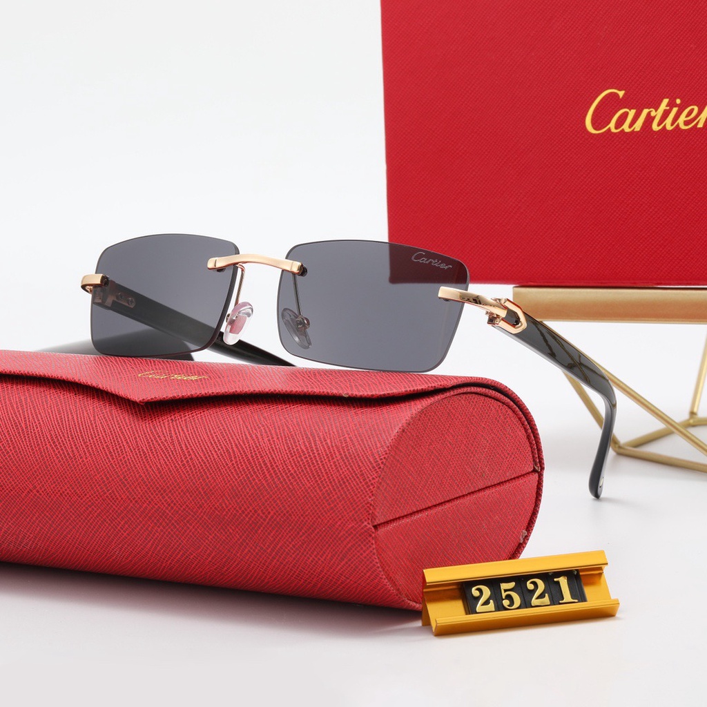 Cartier Gafas De Sol Polarizadas De Lujo Para Hombre Y Mujer