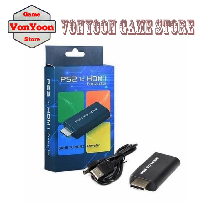 Adaptador convertidor de audio y video compatible con PS2 a HDMI AV  compatible con Sony PlayStation 2 cable de pieza plug-and-play - AliExpress