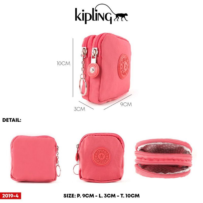 Kipling POUCH 2019 MINI cartera rosa para mujer Shopee Colombia
