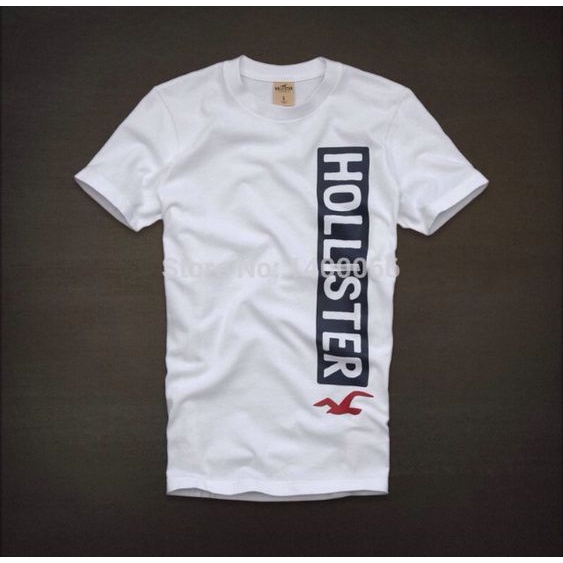 Camiseta store hollister blanca