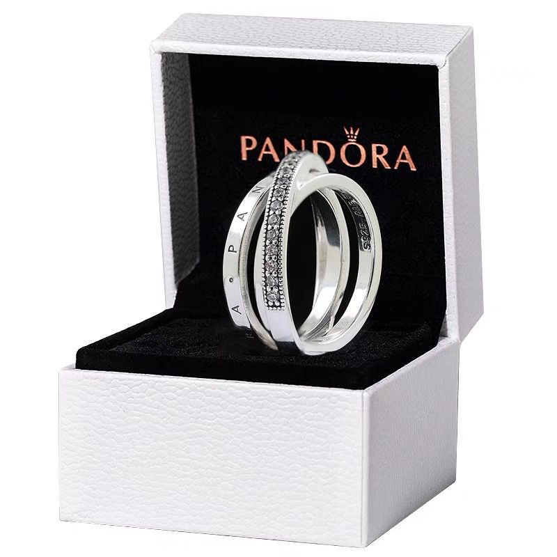 Anillos de compromiso discount pandora oro blanco