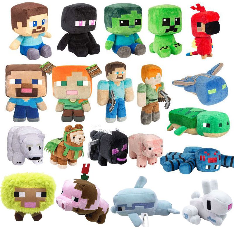 Minecraft Mu ecas Peluche Juguetes Creeper Enderman Cerdo Oso De