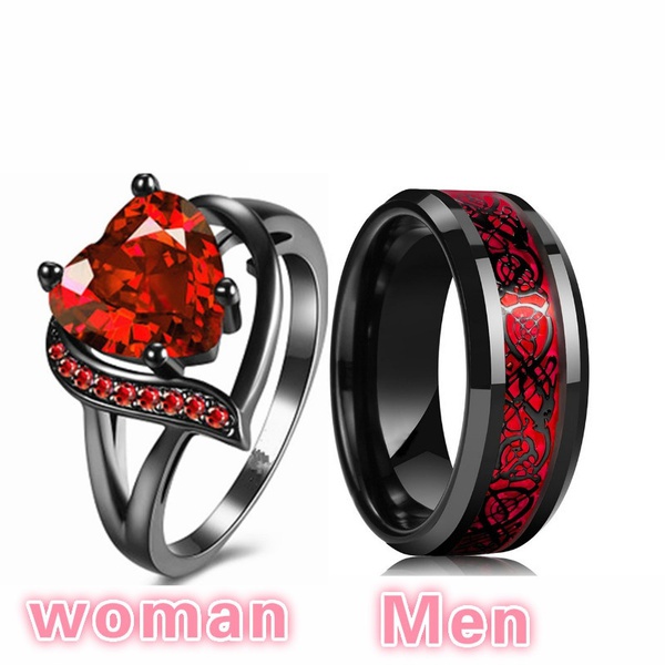 Anillos rojos discount