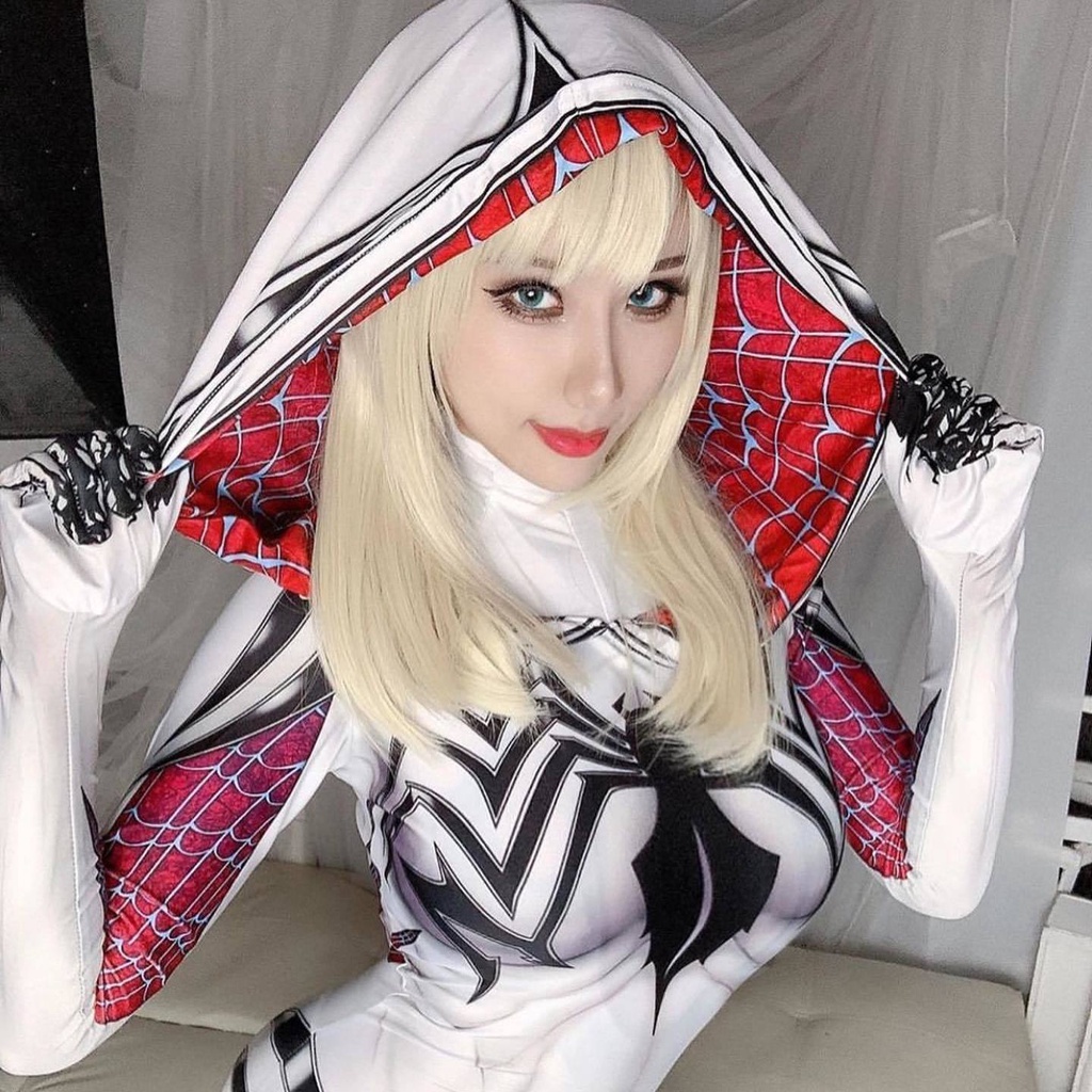 Medias cos Paralelo Universo Gwen Una Pieza Veneno Mujer Araña Película  cosplay Disfraz | Shopee Colombia