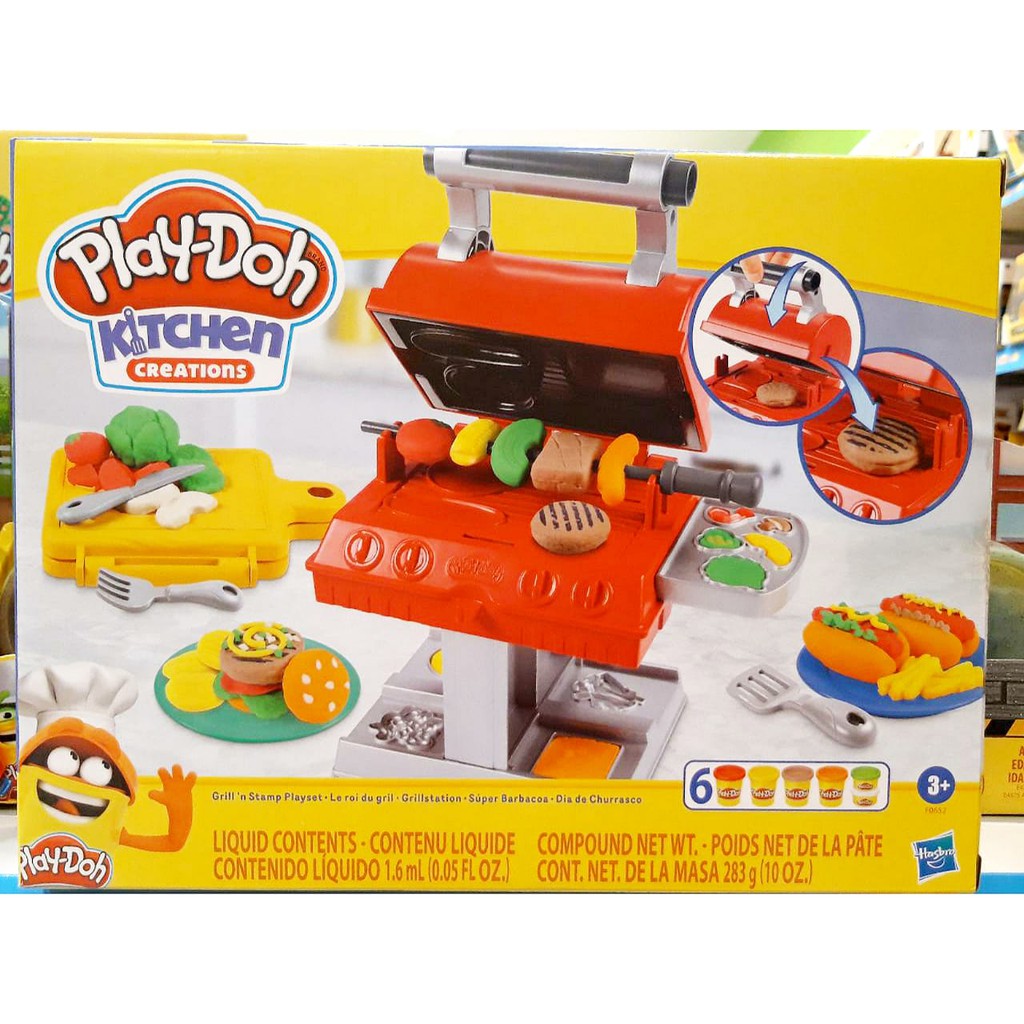 Play-Doh Kitchen Creations Grill 'n Stamp Playset