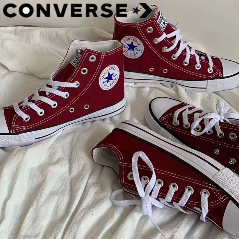 Converse altas 2025 rojo vino