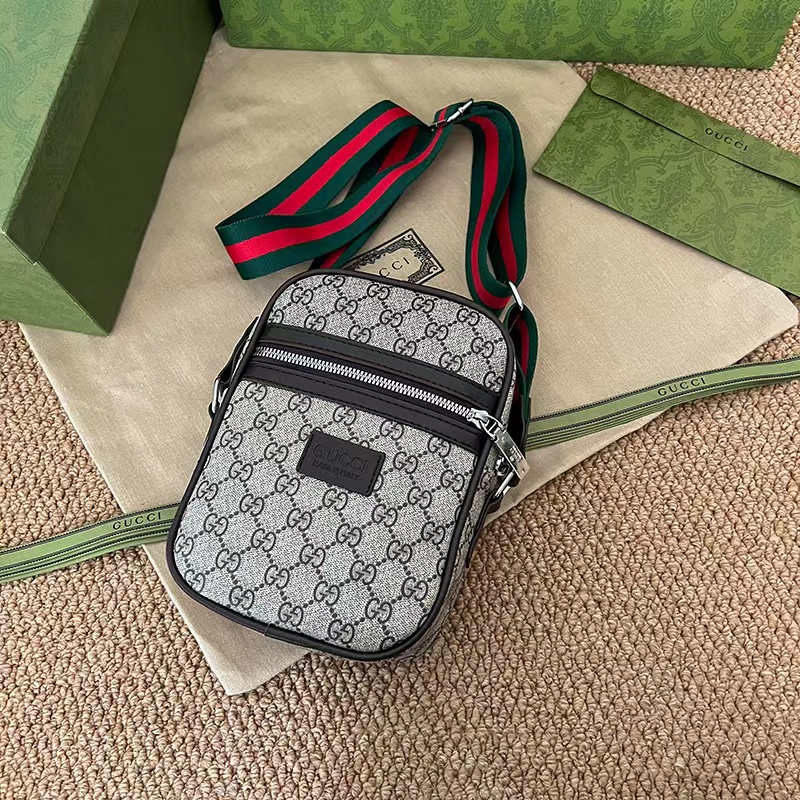 Hobo Gucci Marmont Bolso De Hombro De Cuero Deportivo Doble GG