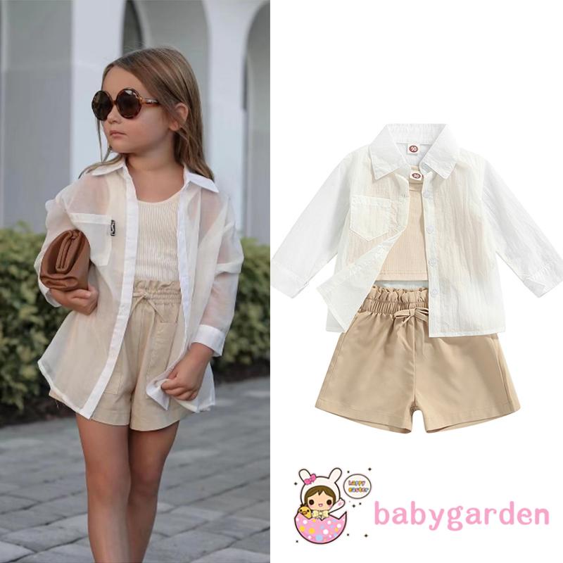 BABYGARDEN 1 6a os Beb Ni a 3Pcs Trajes De Verano Manga Larga