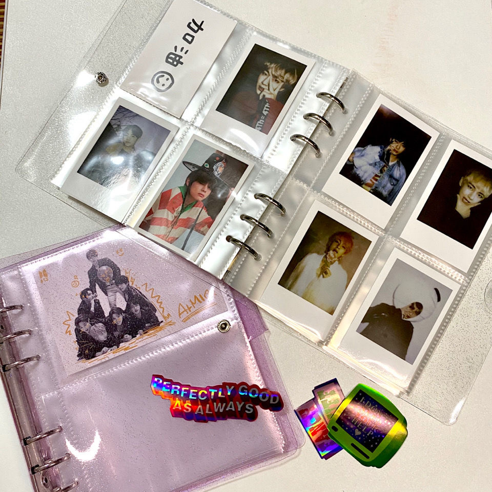 Álbum Polaroid 10cm De Fotos 16,6cm Película Almacenamiento De Boletos  Estrella Colección Etiqueta Foto Tarjeta