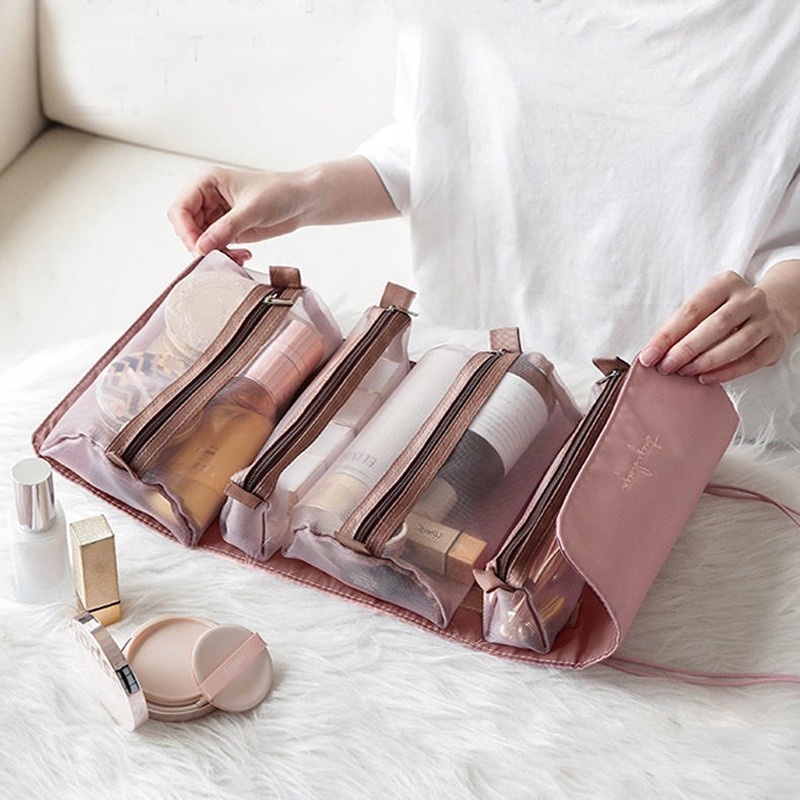 Organizador De Bolsas De Maquillaje Para Mujer, Bolso Interior De Viaje,  Bolsas De Cosméticos Portátiles, Insertar Bolso De Mano, Para Varias Bolsos  De Marca - Estuches Y Bolsos Para Cosméticos - AliExpress