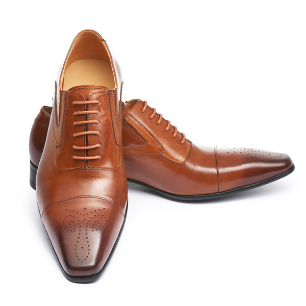 Hombres formal Oxfords Zapatos De Negocios C modo Cuero Genuino