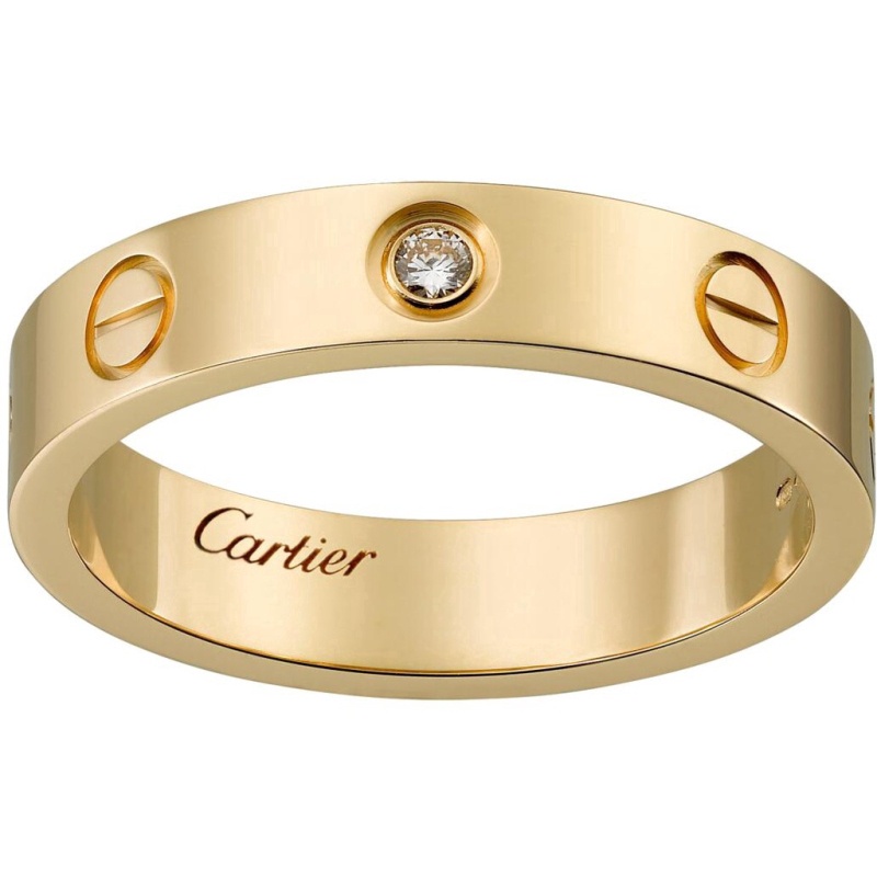 Anillos Cartier Unisex Acero Inoxidable Colorfast Joyer a De Moda