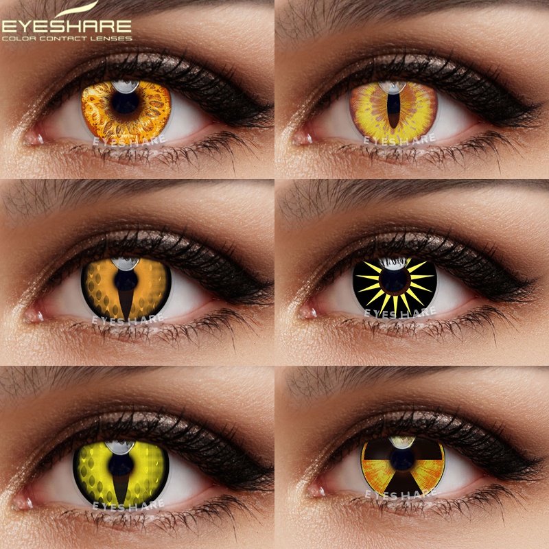 EYESHARE Lentes De Contacto De Color Para Ojos 2pcs Anime Cosplay