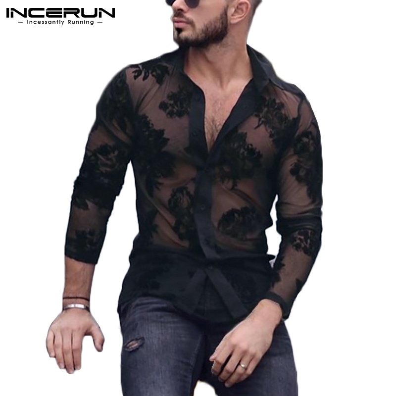 Camisas de cheap encaje para hombre