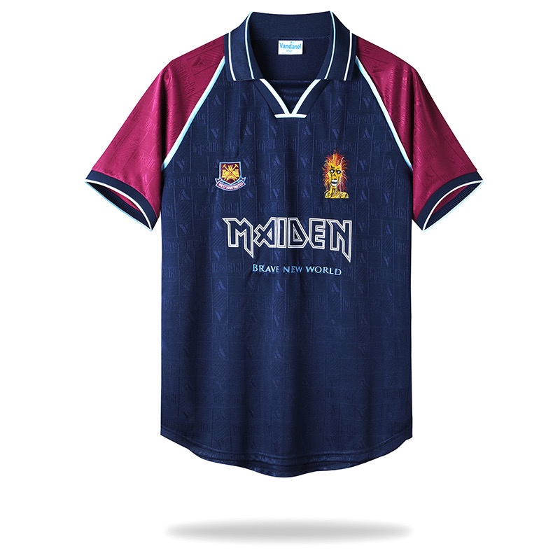 1999-2001 West Ham x Iron Maiden home vintage Camiseta De Fútbol