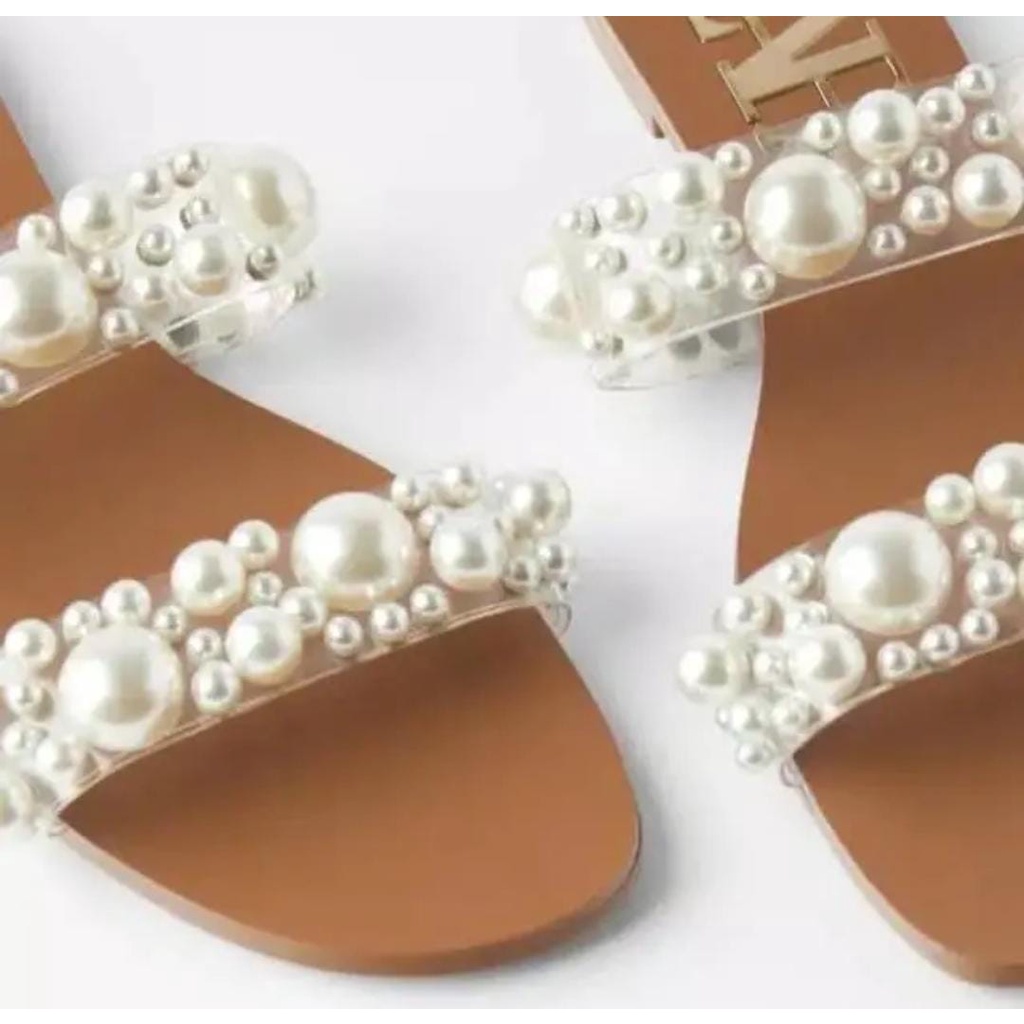 Sandalias con perlas discount zara