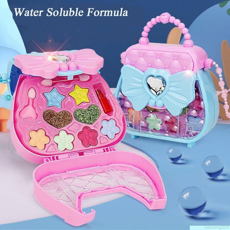  Kit de maquillaje para niñas, juego de maquillaje para niñas,  kit de maquillaje para niñas, kit de maquillaje para niñas, kit de maquillaje  para niñas con maquillaje para niñas, accesorios, bolsa