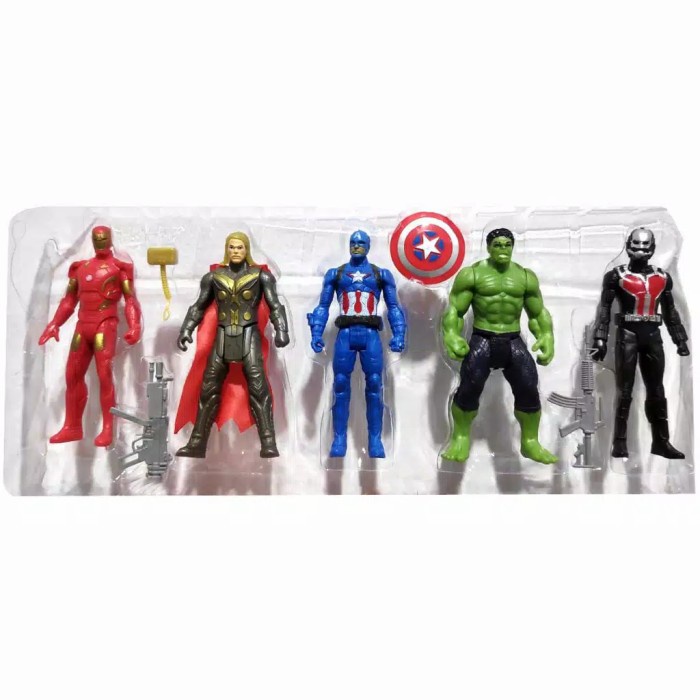 Figura de accion avengers 4 super power hero 5 heroes juguete Shopee Colombia