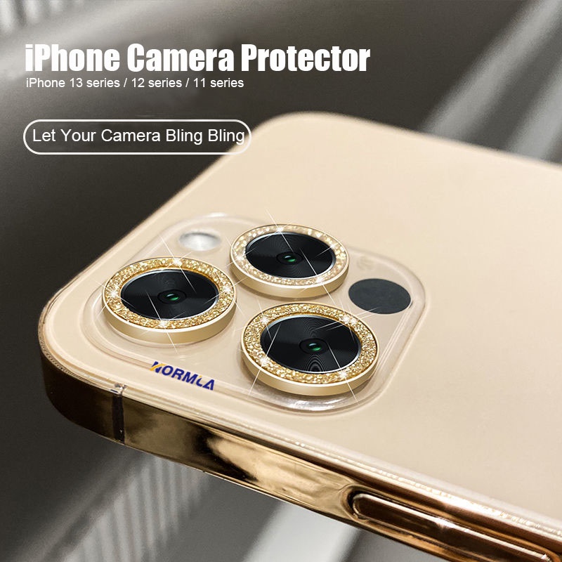 Protector De Cámara IPhone 13 Pro Max , Lente 12 Anillo Metal