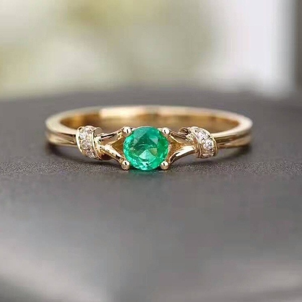 Anillo de esmeralda online para mujer