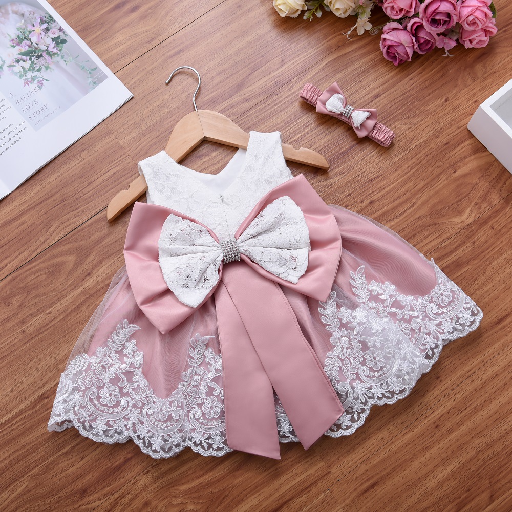 Vestidos blancos para online bebe niña