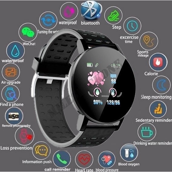 Smartwatch 119 plus caracteristicas new arrivals