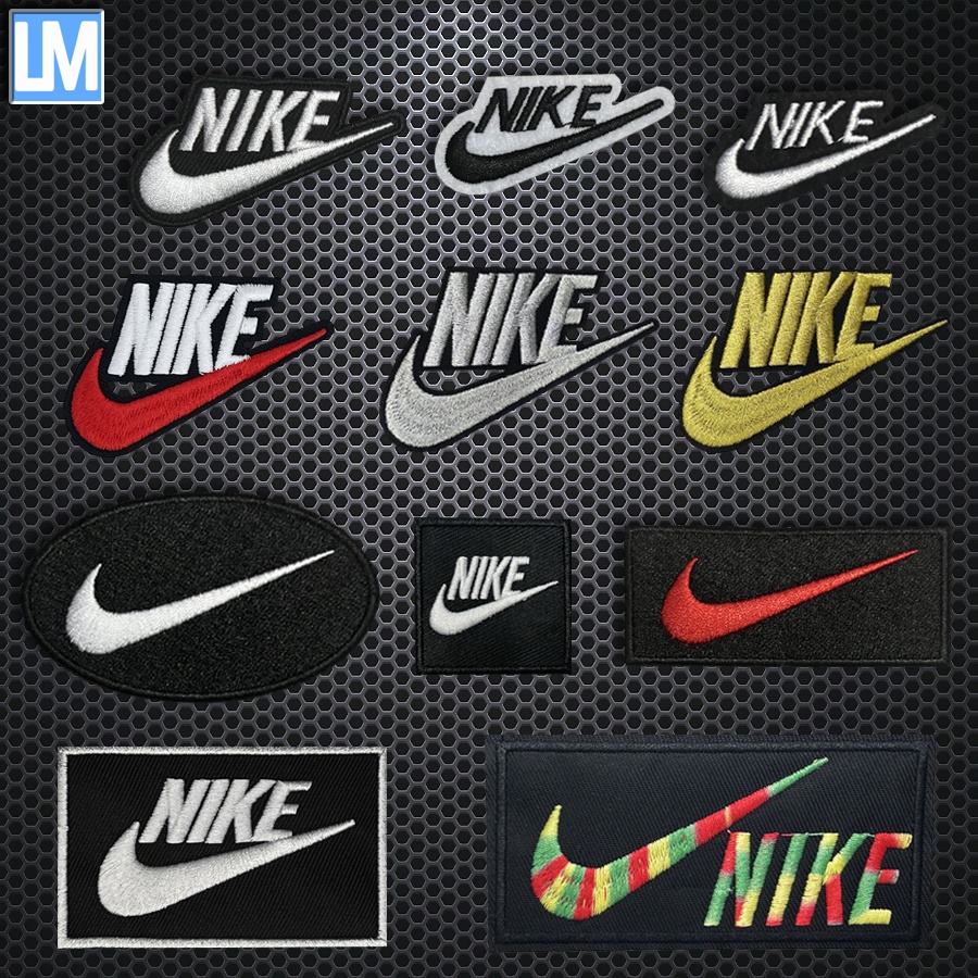 NIKE computer Bordado Insignia Accesorios De Ropa Parche Pegatinas Pequeñas Etiquetas | Shopee Colombia