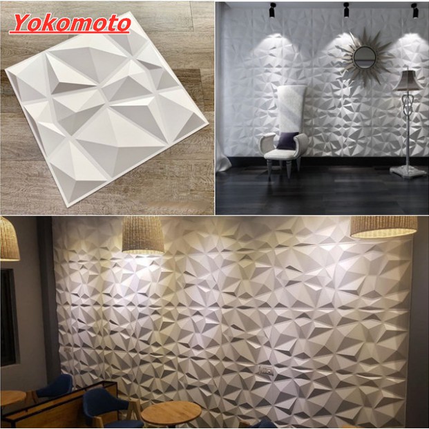 Panel de pared 3D Tablero 3D Diseño de textura de PVC Papel tapiz