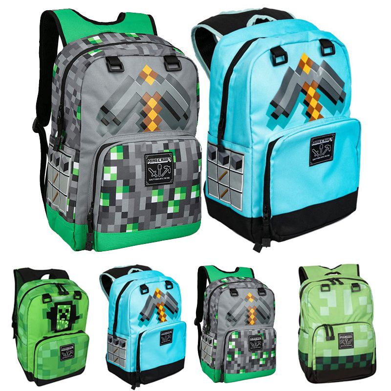 Mochilas de cheap minecraft para escuela