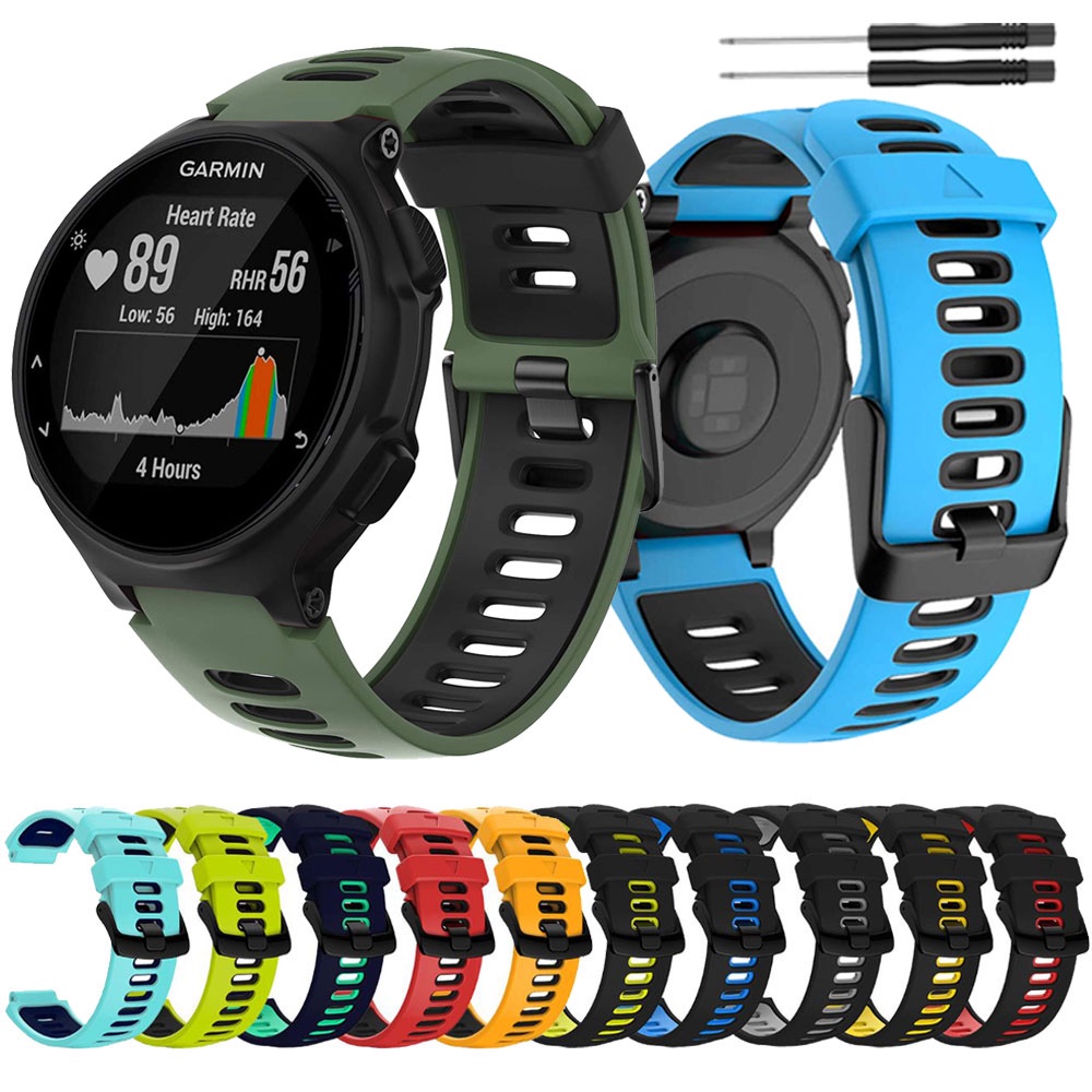 Correa De Reloj Para Garmin Forerunner 235 220 230 620 630 735XT Banda De  Muñeca De Silicona Suave Bracele Smartwatch Accesorios De